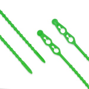 Opaski kulkowe koralikowe otwieralne Zielone 240x3,9 (100szt)