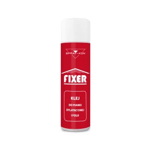 SPRAY-KON FIXER klej do pianki dylatacyjnej folii budowlanej i paroizolacyjnej (500ml)