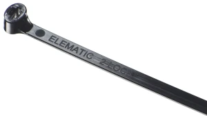 OPASKA KABLOWA 2-LOCK™ 4.5X360 Z PODWÓJNYM STALOWYM ZĘBEM CZARNA (100SZT)