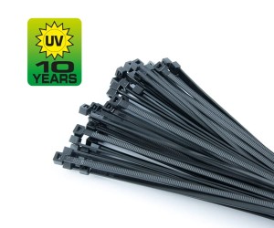 OPASKA KABLOWA 7.5X540 CZARNA UV ODPORNA (100SZT)