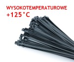 OPASKA KABLOWA 4.5X290 WYSOKOTEMPERATUROWA CZARNA  (100SZT)